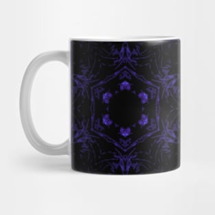 Purple Fantasy Galaxy Flower Mug